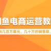 闲鱼电商运营教程：如何做到几百万曝光，几十万的销售额，百万利润