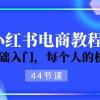 2024从0-1学习小红书电商，0基础入门，每个人的机会（44节）
