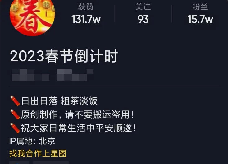 新年倒计时视频赚钱，月入3000的副业项目分析插图5