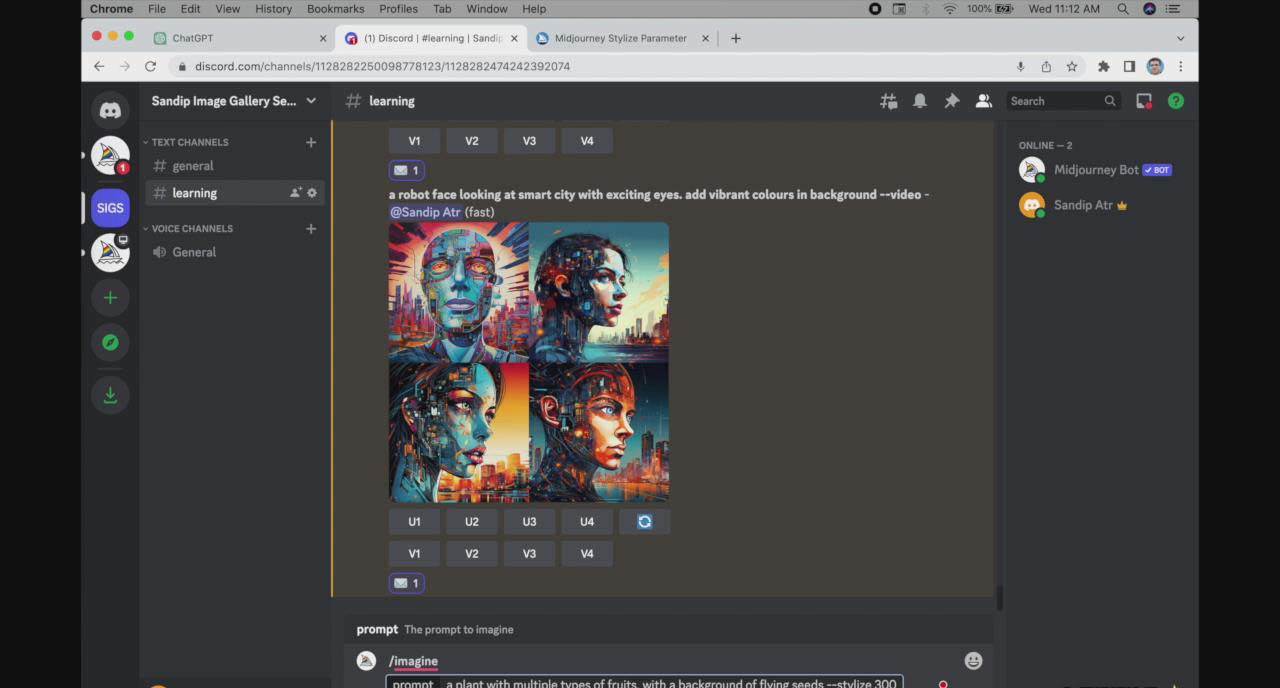 ChaPT4 和 MidJourney AI 绘画聊天革命性指南教程-33节视频课-中英字幕插图3