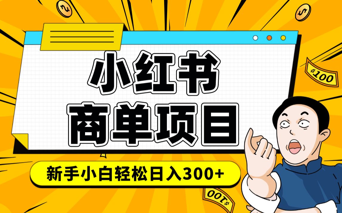 小红书千粉商单 稳定快速变现项目 月入过万插图