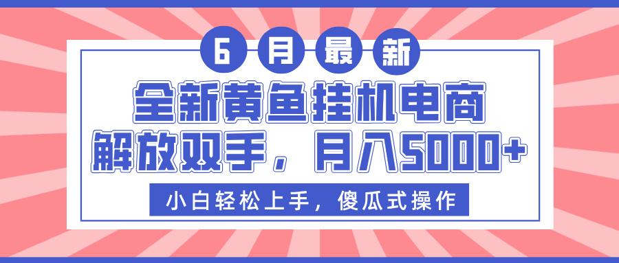 全新黄鱼**电商，解放双手，月入5000+插图