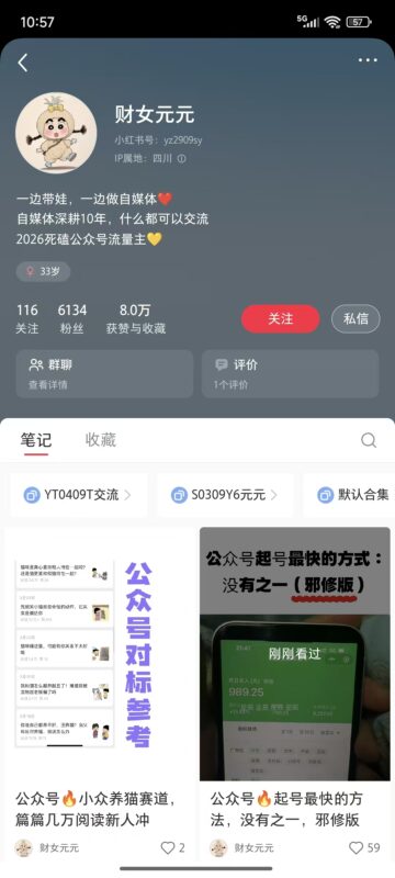 小红书合集改名引流玩法案例,依旧还是可以使用