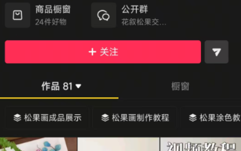 抖音松果画教程分享，细分赛道稳定变现
